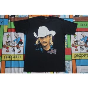Vintage 1992 Alan Jackson Don't Rock The Jukebox Single Stitch USA Tour T Shirt